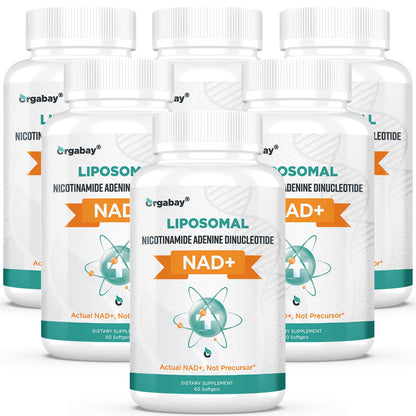 Suplemento NAD+ liposomal Orgabay 500 mg con TMG 360 cápsulas
