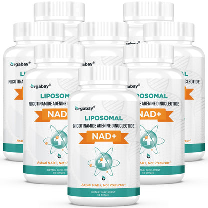 Suplemento NAD+ liposomal Orgabay 500 mg con TMG 480 cápsulas