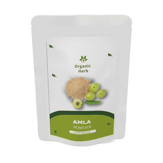 Organic Amla powder for hair and skin care.