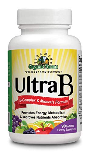 Organic Farms vitaminas Complejo B 90 tabletas