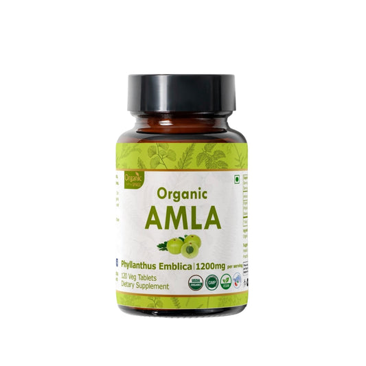 Organic Spree Amla tableta grosella espinosa india paquete frontal