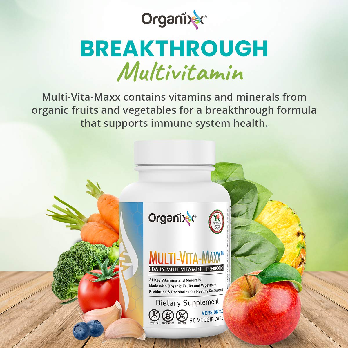 organixx vitaminas minerales fermentadas