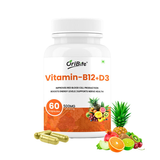 ORIBITE vitamina B12 y D3 cápsulas para inmunidad