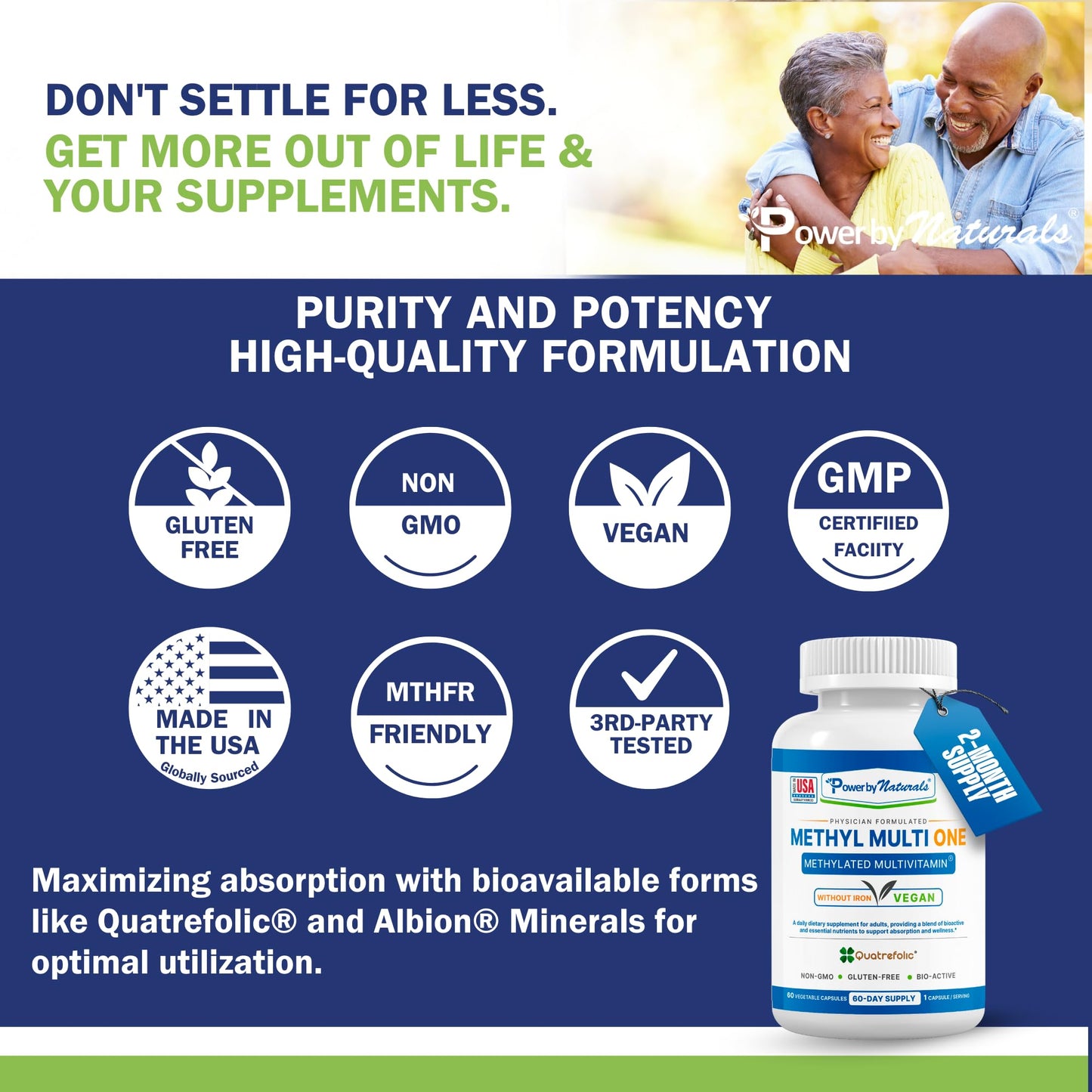 Originalidad y eficacia de multivitamina Power By Naturals