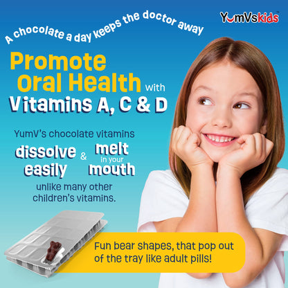 Ositos multivitamínicos para niños con vitaminas y minerales esenciales