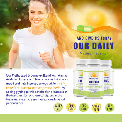 Our Daily Vites suplemento vitaminas complejo b ingredientes