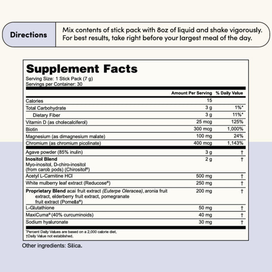 Caja del suplemento Ovii para bienestar femenino y equilibrio hormonal