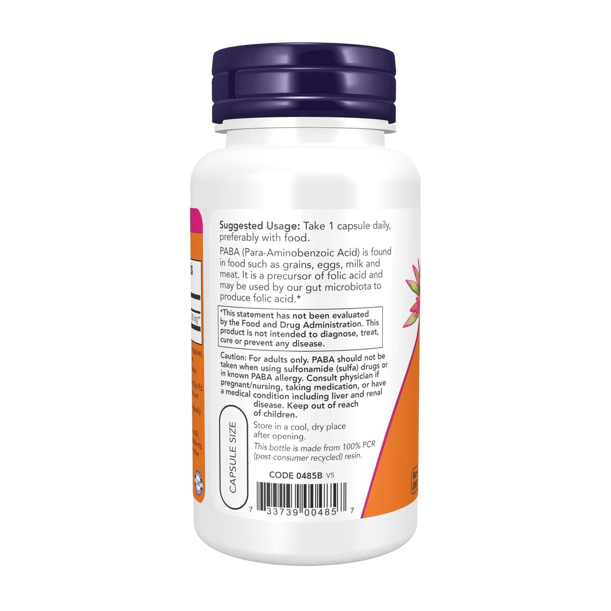 PABA-ácido-fólico-NOW-suplementos-paquete-2