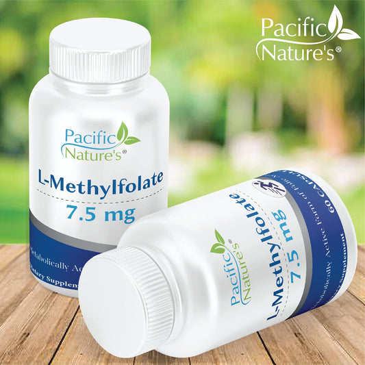 Pacific Nature's L-Metilfolato caja 60 cápsulas