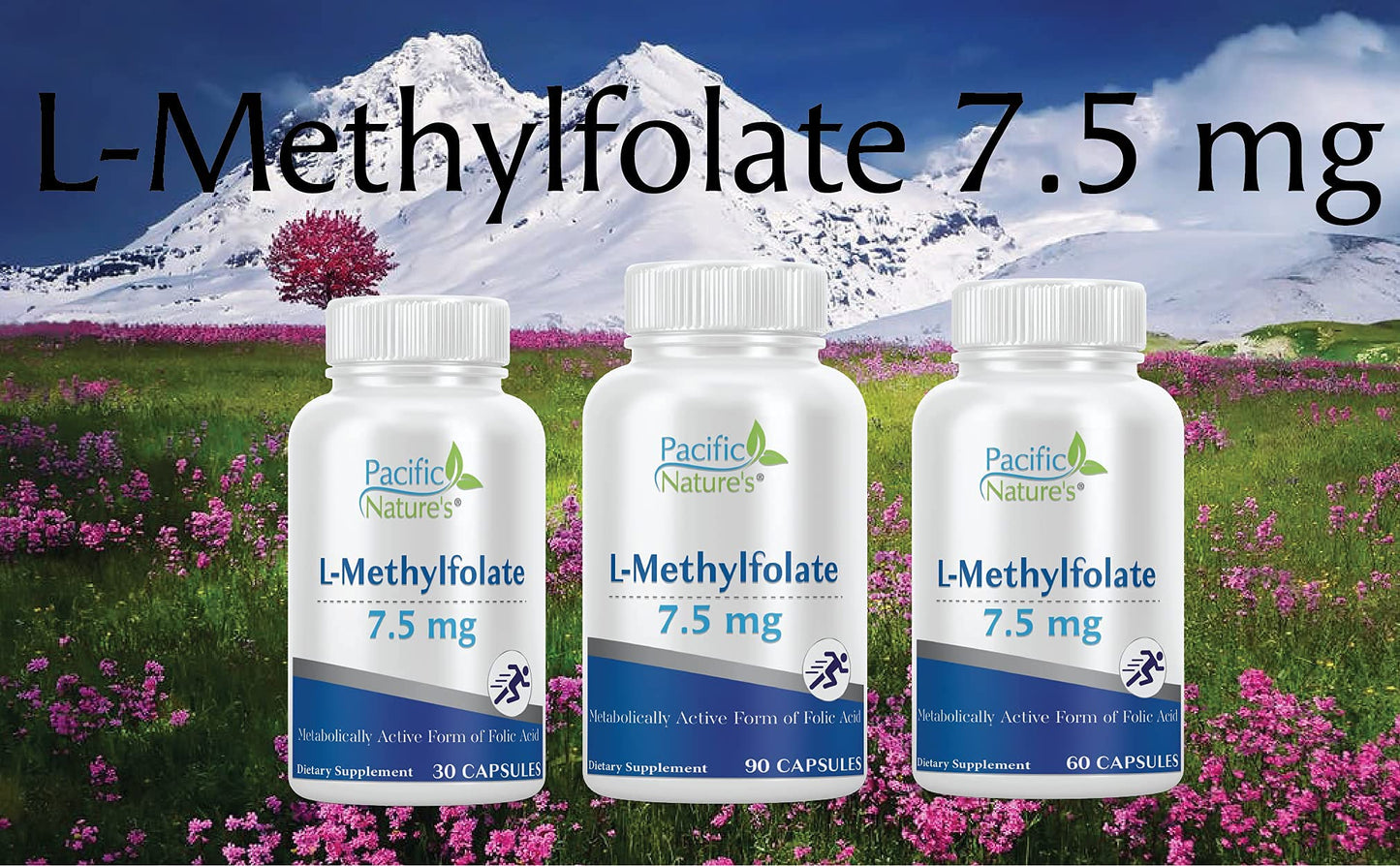 Pacific Nature's L-Metilfolato suplemento para salud cardiovascular