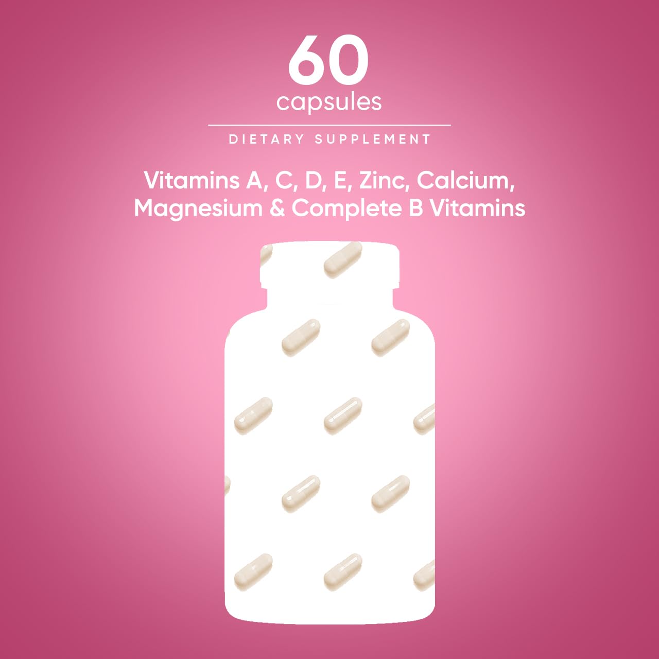 Pack de 60 cápsulas multivitamínicas BEST 4U