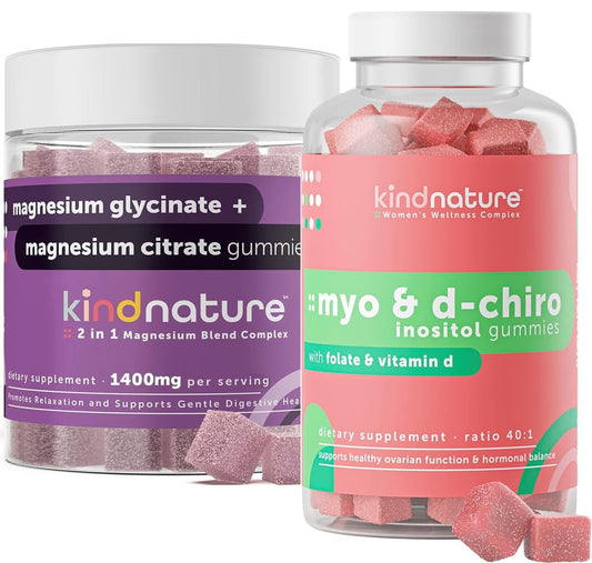 Pack doble Kind Nature gominolas mio-inositol y magnesio