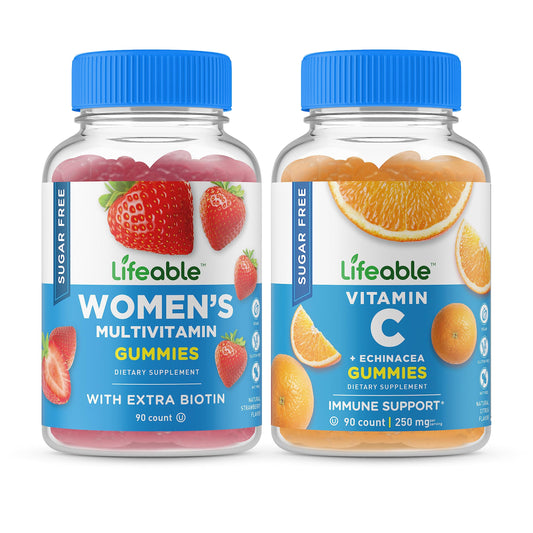 Paquete de gomitas multivitamínicas para mujer sin azúcar Lifeable