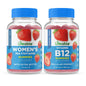 Paquete de gomitas multivitamínicas sin azúcar mujer Lifeable con B12