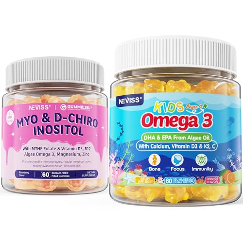 Pack gomitas Omega 3 para niños Neviss sabor natural