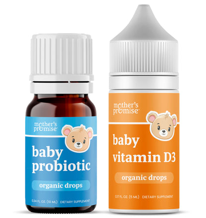 pack gotas vitamina d3 bebé y probiótico orgánico