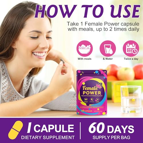 Pack multivitamínico mujer YHFGTTIO con alto contenido nutricional