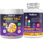 Pack NuBest con proteína y multivitaminas para niños.