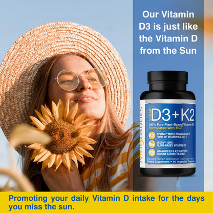 Pack suplemento Magceutics vitamina D3 K2 60 cápsulas