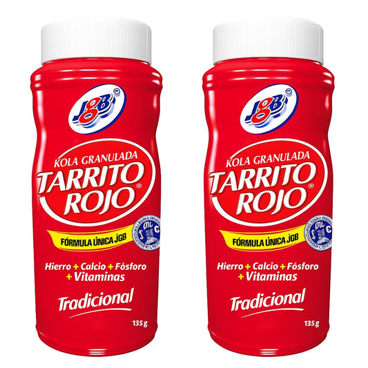Pack de 2 Tarrito Rojo Kola Granulada tradicional multivitamínico