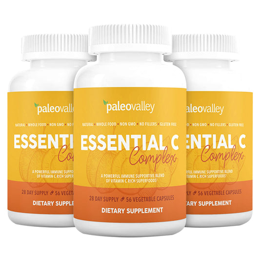 Paleovalley suplemento vitamina c orgánica 3 paquetes