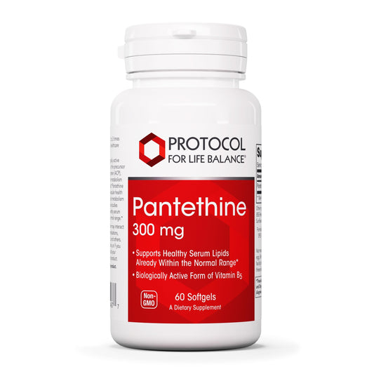 Pantetina suplemento vitamina b5 cápsulas blandas paquete frontal