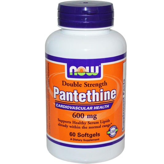 Pantetina 600 mg doble fuerza 60 cápsulas Now Foods