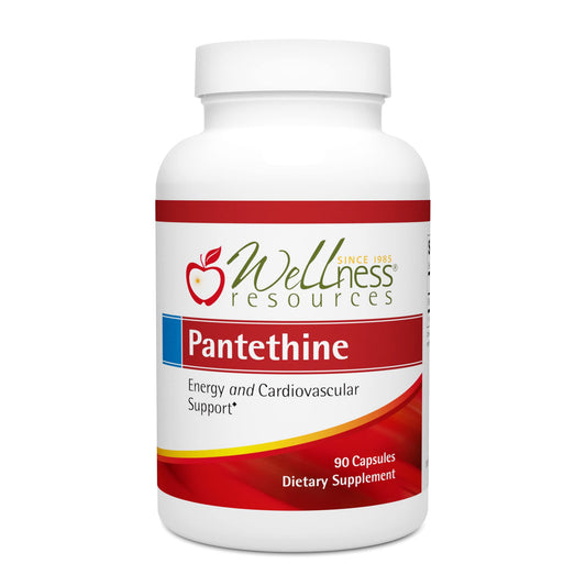 Pantetina Wellness Resources suplemento vitamina b5 300 mg vegano