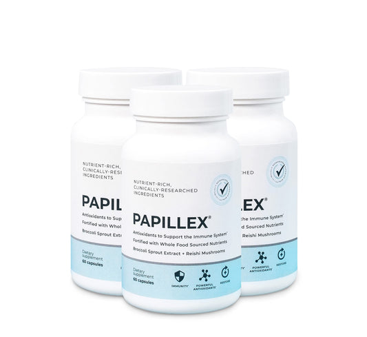 Papillex suplemento de apoyo inmunológico natural en botella