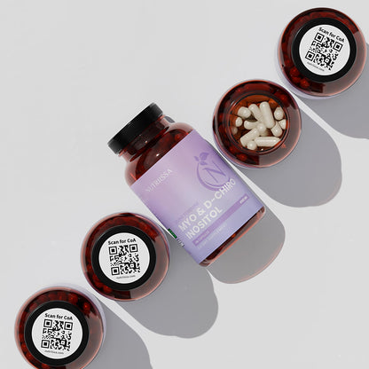 Paquete de 180 cápsulas veganas Nutriissa para balance hormonal