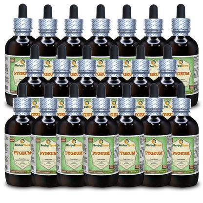 Paquete de 20 botellas de glicerita de Cereza Africana Pygeum HerbalTerra