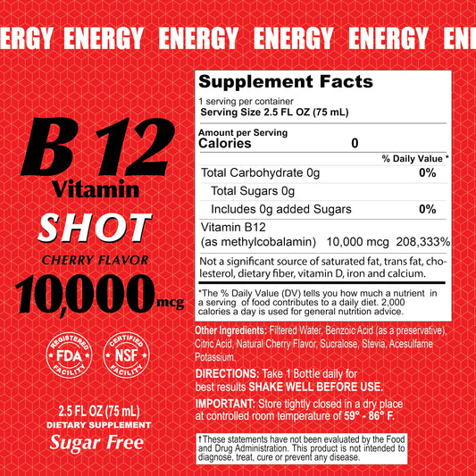 Paquete 20 inyecciones vitamina b12 sin azúcar ALFA VITAMINS