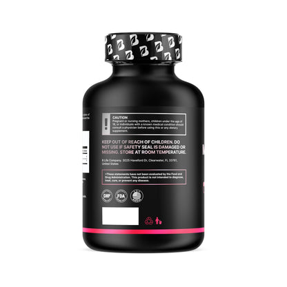 Paquete de 3 frascos de suplemento de inositol para apoyo ovárico