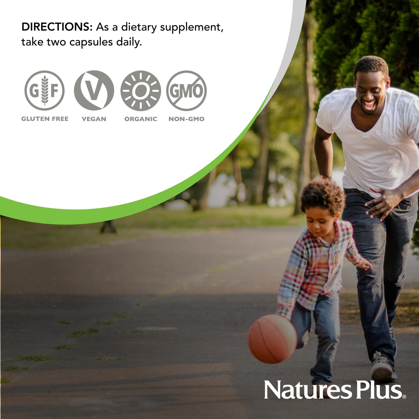 Paquete de 3 Natures Plus cápsulas vitamina d3 vegana orgánica