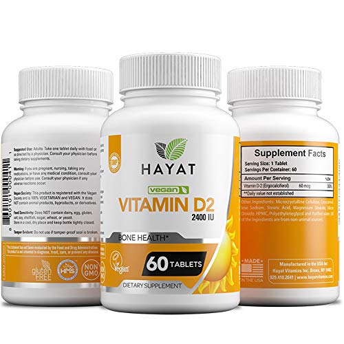 Paquete 3 vitaminas HAYAT vitamina D certificado halal