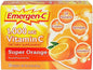 Paquete de 4 sobres Emergen-C vitamina C sabor naranja