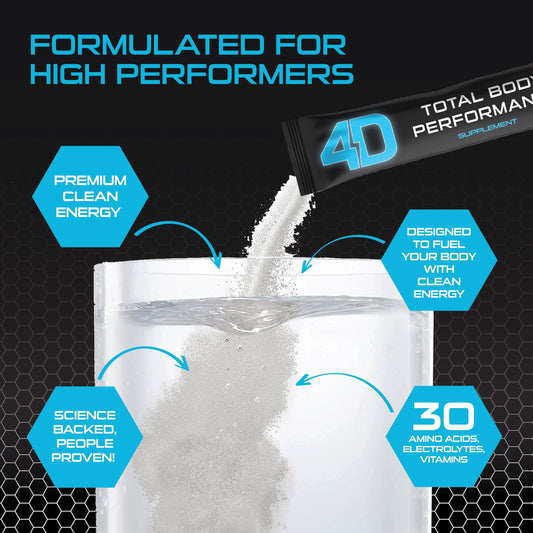 Paquete 4D Total Body suplementos bebida 5 unidades