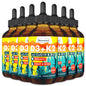 Paquete de 7 botellas gotas líquidas vitamina D3 K2 Honvaways