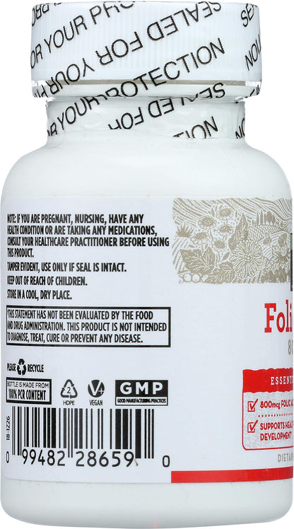 Paquete de ácido fólico de Whole Foods Market