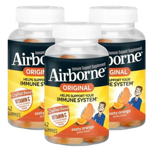 Paquete Airborne gomitas vitamina c soporte inmune 3 pack