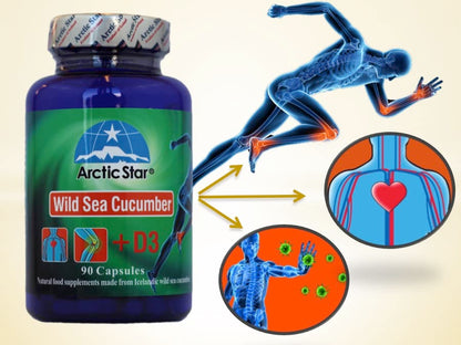 Paquete Arctic Star pepino de mar y vitamina D3