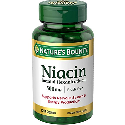 Paquete de cápsulas Niacina 500 mg Nature's Bounty