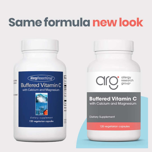 Paquete cápsulas Vitamina C con calcio y magnesio 120 caps