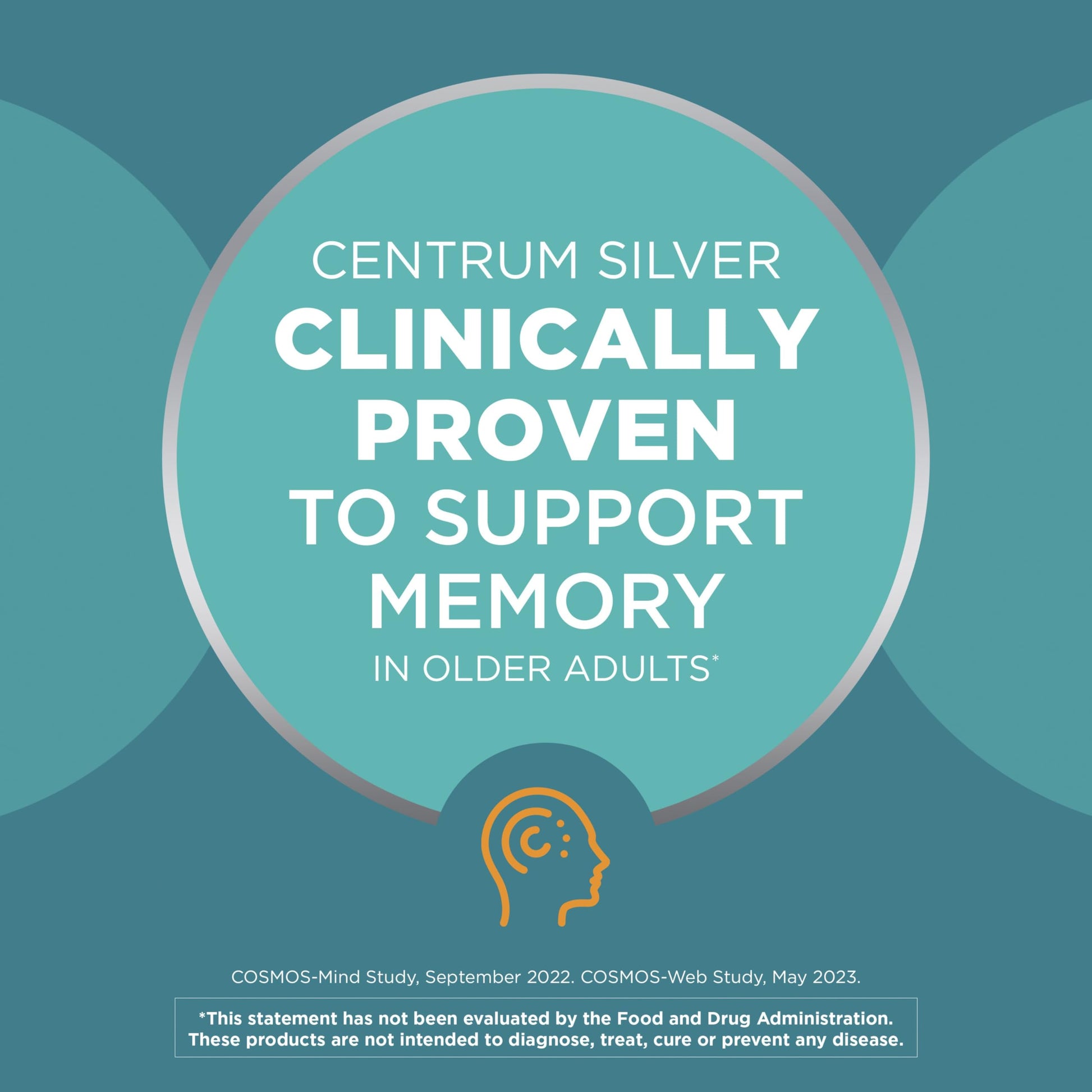 Paquete Centrum Silver multivitamínico con vitaminas d y b para mayores