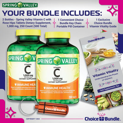 Paquete Choice Bundle vitaminas con rosa mosqueta