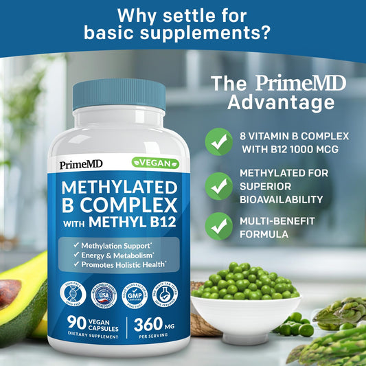 Paquete de Complejo B Metilado Premium PrimeMD
