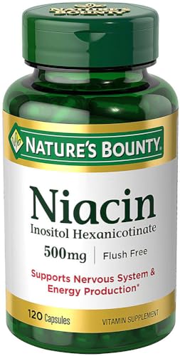 Paquete completo 3 frascos Niacina Nature's Bounty