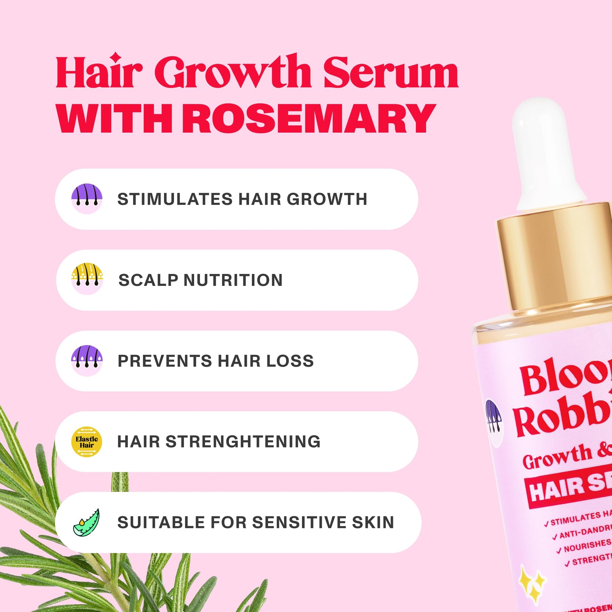 Paquete completo cuidado de cabello saludable Bloom Robbins