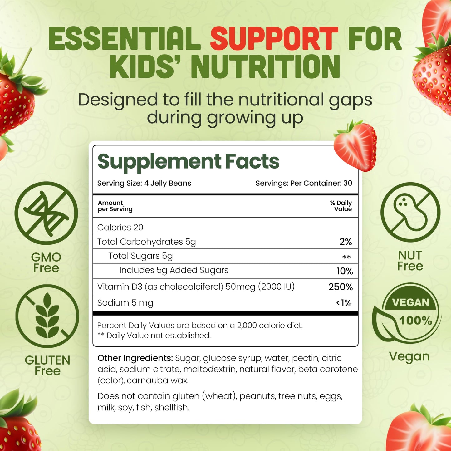 Paquete completo multivitaminas infantiles BeElevated 240 gomitas