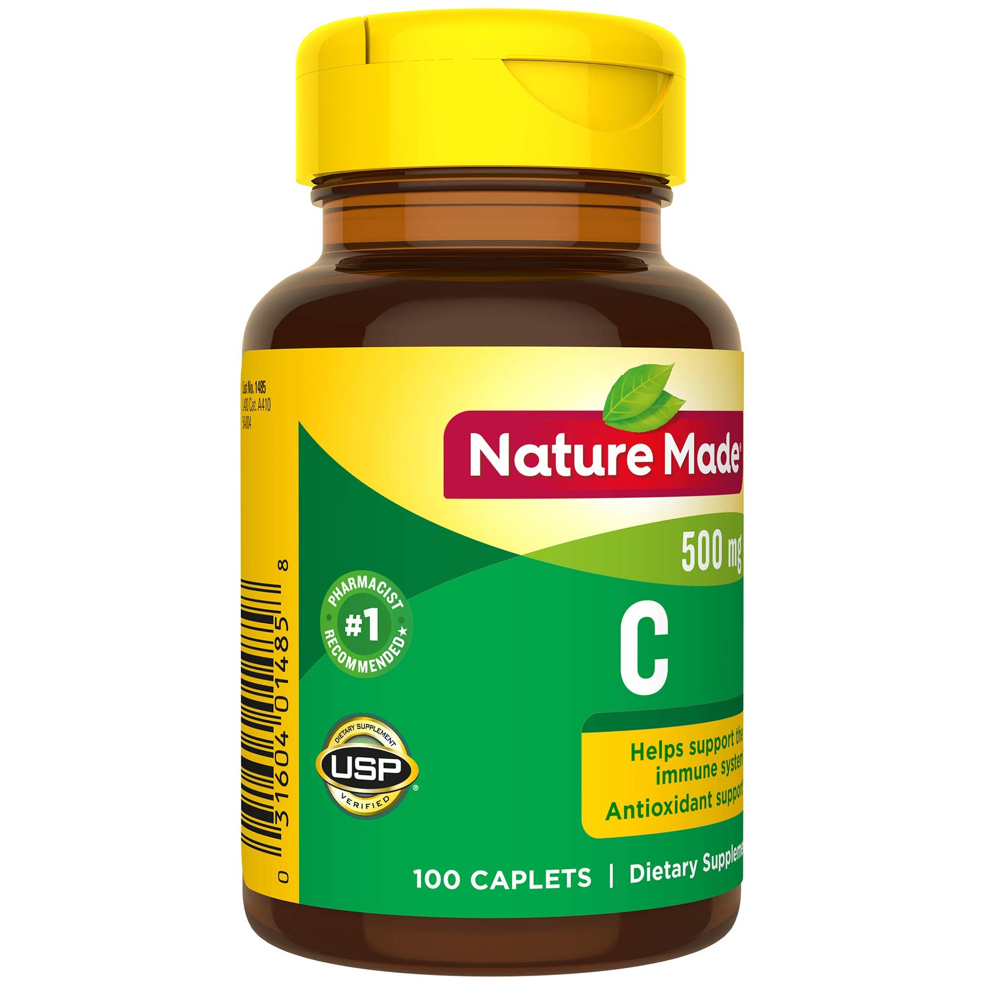 Paquete de comprimidos Nature Made vitamina c 500 mg